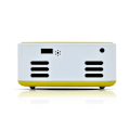 Miniatyrbilde 2 av 5: Gul, bærbar HD LCD-projektor Mini mobiltelefon Synkroniseringsskjerm M