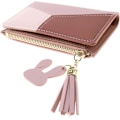 Miniatyrbillede 5 af 5: Pink Dame Kreditkort Pung Pengepung PU Læder Bifold Punge