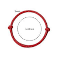 Miniatyrbillede 2 af 5: 2 stk. Kabbalah Rød Snor Rødt Reb Tilbehør Håndlavede Simple Matchende Armbånd Lykkebringende Kabbalah Justerbart Armbånd