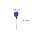 Miniatyrbilde 3 av 3: 8 stk. Miniatyr Ballongmodeller Søte Leire Mini Ballonger Mini Huspynt