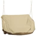 Utomhus Veranda Gungskydd 55.9*24.8*31.8Tum Beige Vattentät He