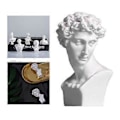 Miniatyrbild 3 av 5: 6 cm Klassisk Grekisk Huvudbyst Staty Skulptur Figurin Heminredning Staty (David) David