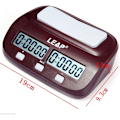 Miniatyrbillede 2 af 5: Multifunktionel display digital skaktimer ur skakspil elektrisk