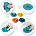 Miniatyrbild 5 av 5: Silikonavloppspluggar, 4-pack, universell badkarsavtappning, skydd