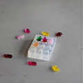 Miniatyrbillede 4 af 5: Bærbar 3x3 Puzzle Form Spil Forme Silikone Tekstur til Træning af Tankegang og Reaktion hos Børn og Voksne little turtle
