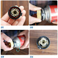 Miniatyrbillede 4 af 5: 2 stk. lille campingkogepladeadapter, gascylinderadapter, gasventil C