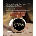 Miniatyrbilde 5 av 5: Barnealarmklokke, dobbel alarm, justerbar lysstyrke natt