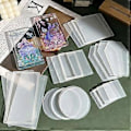 Miniatyrbilde 4 av 5: DIY Akryl Kvikksandplater i flere former, Kvikkandsbillett Rotform Akryl Ultra-permeabel Kvikksand Tom Plate Style 10