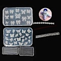 Miniatyrbillede 5 af 5: Praktisk Tynd Silikone Neglekunst Form Transparent Stemplingsplade Negle Stencils DIY Manicure Form Værktøj til Manicure 10
