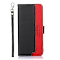 Miniatyrbillede 2 af 4: Litchi Tekstur RFID PU Etui Til OnePlus Ace / 10R Black