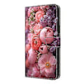 Miniatyrbillede 4 af 5: Læderetui med mønstertryk, tegnebog, stativ og flip-cover til Samsung Galaxy S25 Edge Ranunculaceae