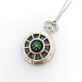 Miniatyrbild 5 av 5: Compass Quartz Watch Hollowed Vinatge Herr Dam Fickur Wat