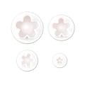 Miniatyrbilde 1 av 5: 4 stk. Femblads Blomsterfjærform Bakeform Kreativ Ba
