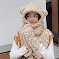 Miniatyrbilde 3 av 5: Jenter Vinter Varm Tegneserie Plysj Lue For Jenter.. 2