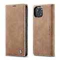 Miniatyrbillede 2 af 5: CaseMe-013 Læder Etui Til iPhone 13 Til iPhone 13 Brown