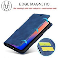 Miniatyrbillede 4 af 5: LC.IMEEKE Magnetisk PU + TPU Etui til iPhone 13 Pro Blue