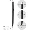 Miniatyrbilde 5 av 5: Sett med 12 styluspenner og blekkpenner, 2 i 1 Universal Capacitive