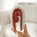 Miniatyrbild 3 av 5: Öppen Tå Toffel med Memory Foam, Mjuka Innetofflor för Komfort. 3