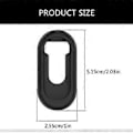 Miniatyrbillede 3 af 5: Blød Silikone Beskytter Fleksibel Silikone Beskyttelse Forbedrer Beskyttelsen Silikone Beskyttende Opbevaringsetui til Band 9 9NFC Sort Black
