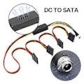 Pikkukuva 2 / 5: DC5.5x2.5 Uros SATA Naaras Virtakaapeli 12V5A - 5V Muuntimet DC5525 - Sata Liitin HDD:t Kaapeli One for two