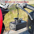 Miniatyrbillede 2 af 5: 1/2/4 stk. Elektriske cykler Opladningsenhed Krog Scooter Opladningskabel Organisatorer Elcykler Opladningsenhed Ophæng Nem at bruge 2 pack