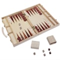 Miniatyrbild 1 av 5: Avancerat träinlagt backgammon spelset. Klassisk Foldi