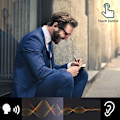 Pikkukuva 5 / 5: Bluetooth-kuulokkeet 5.1, langattomat nappikuulokkeet syvä basso melu peruutus