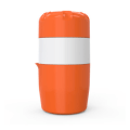 Miniatyrbillede 1 af 5: (Farve: Orange) Bærbar Manuel Juicer til Appelsiner Mini Håndholdt