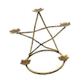 Miniatyrbilde 2 av 5: Metall Display Stativ Krystallkule Stativ Tennis Krystall Display Klinkekuler for Steinsamlinger (Antikk Gull) Antique Gold