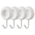 Miniatyrbillede 1 af 5: Krog 4 stk. Badeværelseskrog Transparent Krog PVC Håndklædekrog til Ophæng