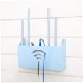 Miniatyrbillede 2 af 5: 1 stk. Blå vægmonteret WiFi-router opbevaringsbokse lille router