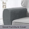 Miniatyrbillede 2 af 5: (Lysegrå)  2 stk. Sofa armlæn covers, stol armlæn beskyttere str