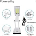 Miniatyrbilde 2 av 5: [Ny versjon] TOMOL Super Lys COB LED Bærbar skrivebordslampe Reiselampe: Foldbar, Berøringsfølsom kontroll, 3 justerbare lysstyrkenivåer, batteri og