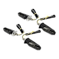 Miniatyrbillede 4 af 5: 4 stk. Motorcykel LED Blinklys Mini Forreste Bageste Indikator Vandtæt Universal til Strand Scooter 12V