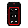 Miniatyrbilde 1 av 5: 8-kanals multifrekvens garasjeportfjernkontroll 270-868MHZ RF Kopier fjernkontroll Identifiserer automatisk