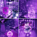 Miniatyrbillede 5 af 5: (Lilla), 3M 30 Micro LED'er, Batteridrevne Mini LED-lyskæder