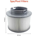 Miniatyrbillede 2 af 5: 2 stk. MSPA FD2089 Spa-filterpatron, filterpatron til swimmingpool
