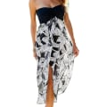 Miniatyrbilde 1 av 5: Dame Chiffon Off Shoulder Sommer Strand Badetøy Cover Up Kjole