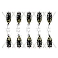 Miniatyrbillede 2 af 5: 10 Stk. Hårde Agn Cicada Saltvand Guld(Sort) Black