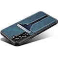 Pikkukuva 1 / 5: Kotelo Samsung Galaxy S21:lle, PU-nahkainen lompakkokotelo luottokorttipaikalla, erittäin ohut suojakotelo Samsung Galaxy S21:lle (sininen)