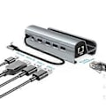 Pikkukuva 1 / 5: Steam Deck -telakointiasema 6-in-1 HUB USB Type C - -yhteensopiva 4K 60Hz RJ45