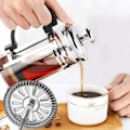 Miniatyrbillede 3 af 4: 6 Pak Fransk Kaffemaskine Udskiftningsfiltre 4\" Rustfrit Stål