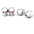 Miniatyrbillede 4 af 5: 4 stk./sæt Motorcykel Skull Dækventilhætter Bilstyling Bilstyling