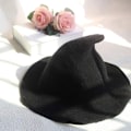 Miniatyrbillede 2 af 5: Strikkede heksehat uld cap fiskerhatte fest xmas gaver til vinter