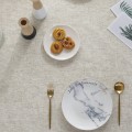 Miniatyrbilde 3 av 5: Beige Rektangulær Duk Flekkbestandig Vaskbar Bomull og