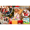Miniatyrbillede 10 af 10: 30 firkantede mini fidget legetøj til børn, børns stressaflastende squeeze nøglering legetøj