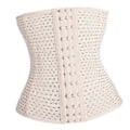 Miniatyrbillede 5 af 5: Åndbar talje-abdominal korset bælte Body Shaper Trainer XS(Beige S) Beige S