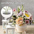 Miniatyrbild 3 av 5: Blomsterarrangemang Rostfritt Stål Hjälpmedel Håller Växterna i Vasen i Ordning för Odling Jordgubbsblomma Silver 3pcs Set