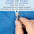 Miniatyrbild 2 av 5: Dragkedjor Reparationspull, Set med 2 Svarta Ersättnings Dragkedjor, Univers