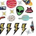 Miniatyrbillede 4 af 5: 35 stk. Rose Patch Sticker Applique Sy-på Badges Overførsler Jern-